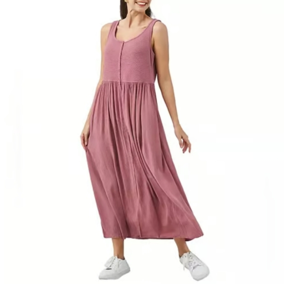 Frye Maxi Dress size XL in a mauve color - Picture 1 of 6